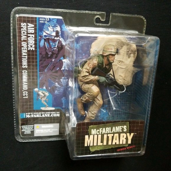 McFarlanes Military AIR FORCE SPECIAL OPERATIONS COMMAND CCT Series Debut Figure - Picture 1 of 2